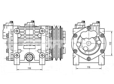 Компрессор RC-U08600Ш1 MOTORCOOL